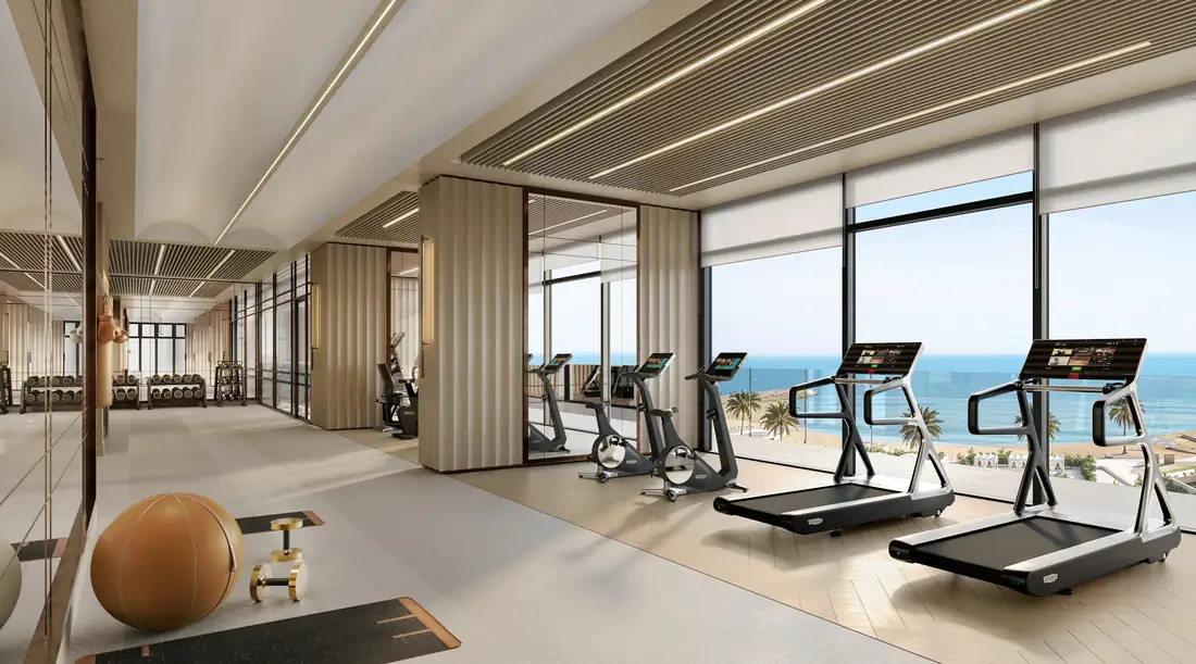 Fairmont Fit fitness centre at Fairmont Residences Al Marjan Island